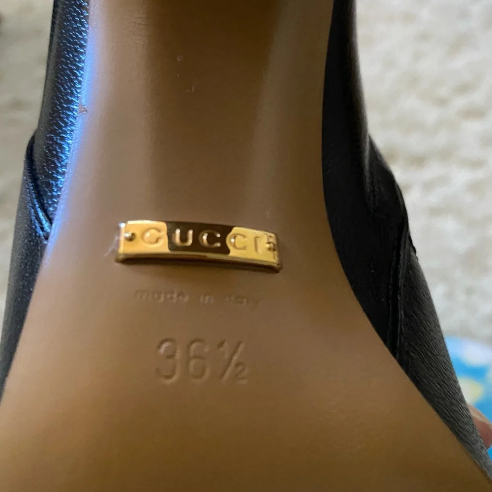 ❌SOLD❌ GUCCI Hills Logo Boot original $1350 size 36.5 - Picture 5 of 14